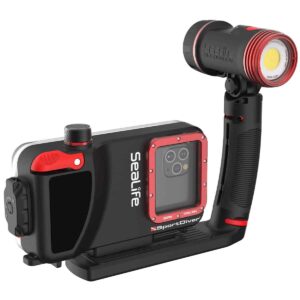 Sealife SportDiver Pro 2500 Set WIth Sea Dragon 2500 Video Angle