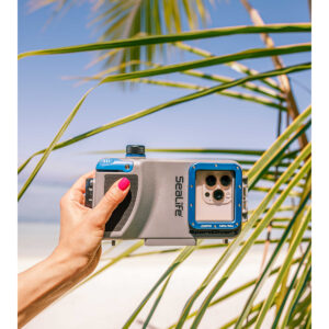 sealife sportdiver s smartphone housing in use on land