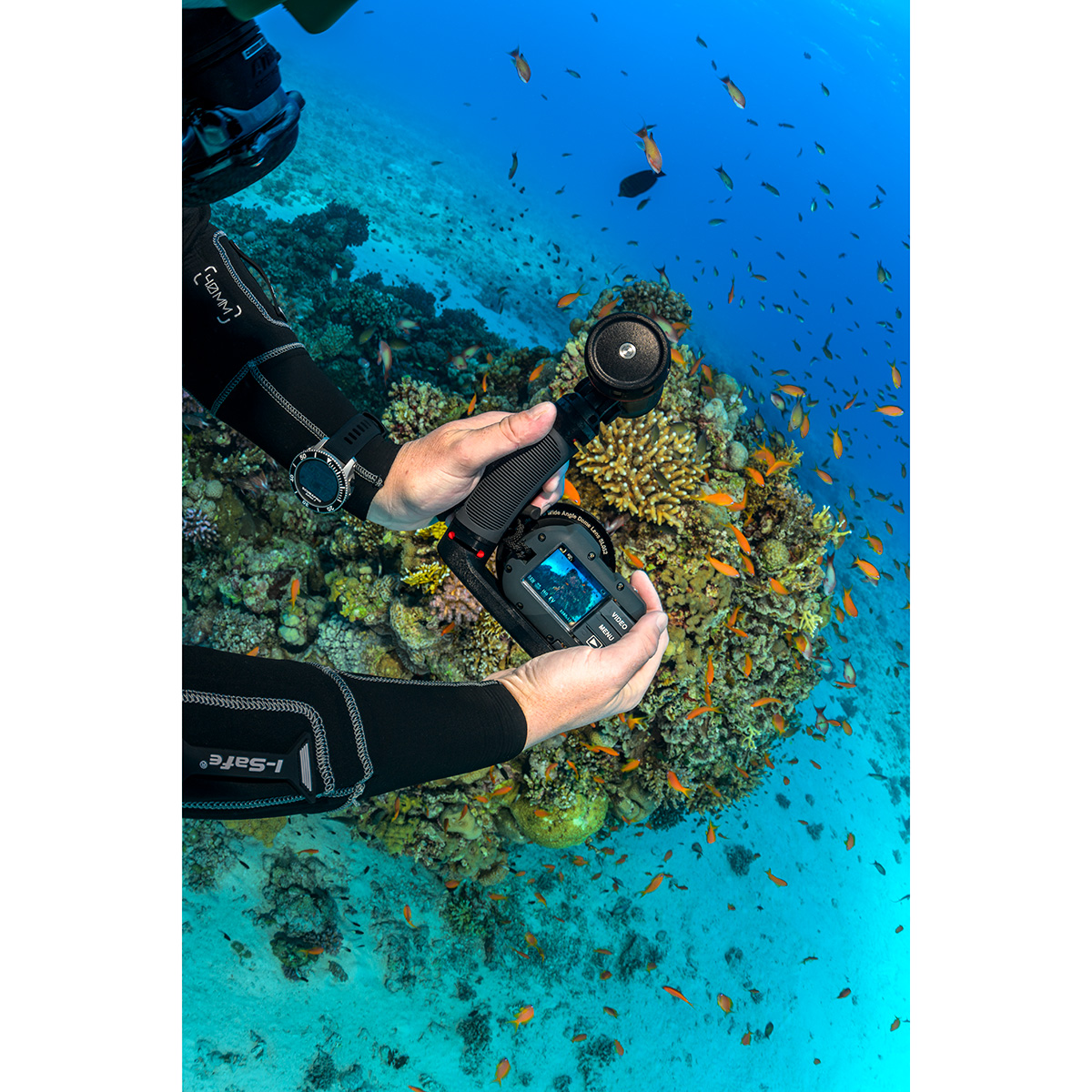 SeaLife Micro 3.0 Camera + Sea Dragon Pro 3000 Photo Light Bundle Underwater