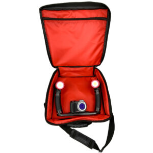 SeaLife Pro Duo Padded Camera + Light Case Packed