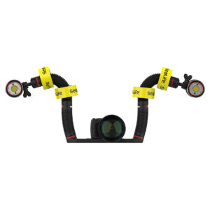 SeaLife Flex Connect Floatation Rings SL931 In Use Micro 3.0 Dual Rig