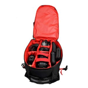 SeaLife Photo Pro Backpack Packed Lenses Main Compartment