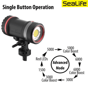 Sealife Sea Dragon 5000+ Underwater Photo/Video Light Specs